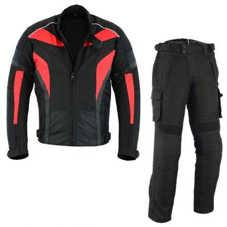 2 pcs Motorcyle Cordura racer Suit