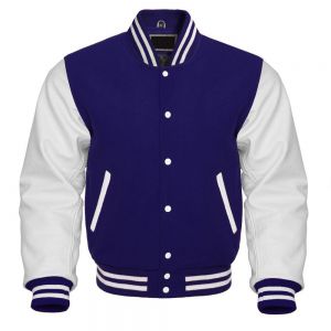 Mens Classic Blue Body Varsity Jackets