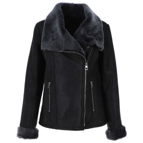 Ladies Luxury Sheepskin Aviator Winter Jacket